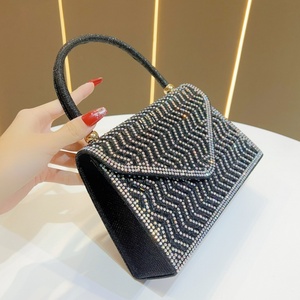 2025 New Crystal Rhinestones Women's Evening Clutch Bag Luxury Designer Shoulder Bag Full Diamond Party Wedding women's tote bag - Product Image 4