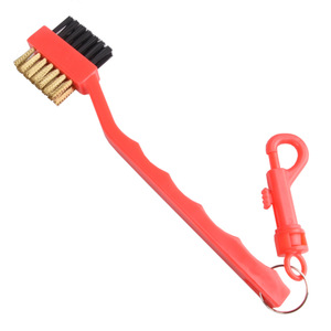 Cepillo de limpieza de Taco de golf de doble cara Cepillo de plástico de lana de cobre para marcar palos de golf y zapatos - Product Image 6