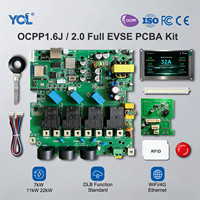 Kit de solution HEMS VPP pour stockage d'énergie intelligent bidirectionnel sur réseau électrique, compatible V2G, avec carte mère EVSE
