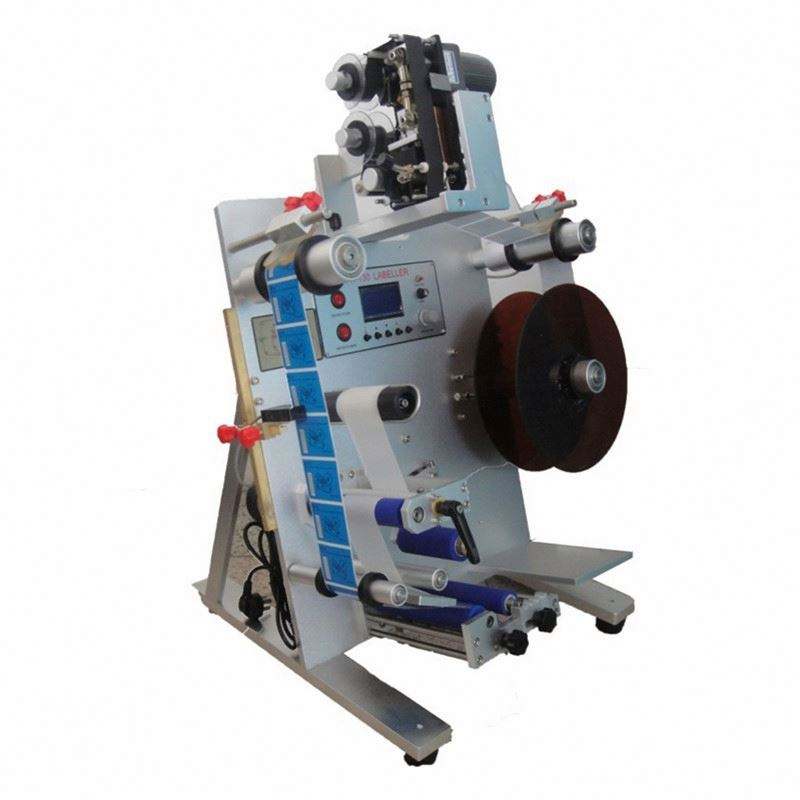Automatic Desktop Vertical Inline Sticker Labeling Machine With Date ...