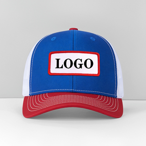 Gorras de béisbol trucker de algodón ajustadas para exteriores con logotipo personalizado, parche bordado de 6 paneles, malla y visera ligeramente curvada Ri 112 - Product Image 4