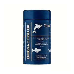 Capsules de haute qualité d'oméga-3, d'huile de poisson, d'EPA et de vitamine E. Favorisent la santé cardiaque, la fonction cérébrale et l'éclaircissement de la peau. - Product Image 1