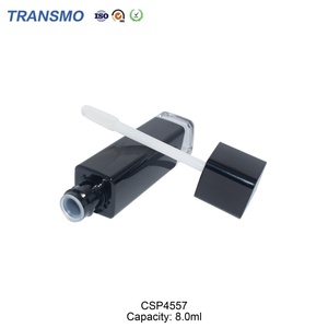 Tubos de Brillo Labial Personalizados, Tubo Aplicador de Brillo Labial Líquido de 8 ml, Envases Vacíos para Brillo Labial, Tubos Personalizables con Pincel - Product Image 3