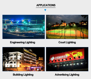 Mới phổ biến thiết kế 50 100 200 300 400 500 Wát công suất cao thể thao sân vận động đèn mạnh mẽ dẫn lũ Đèn Ngoài Trời Đèn pha - Product Image 6