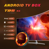 Décodeur Réseau Android 11.0 S905X4 T95X4 avec Double Wi-Fi – Édition Usine