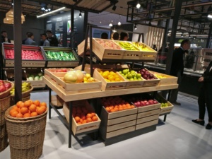 2021 recién llegados tienda de supermercado estante de frutas estante de exhibición de diseño de soporte de verduras - Product Image 5