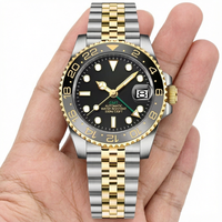 Nouvelle conception, montre automatique de luxe pour homme en acier inoxydable 1662, haute qualité, 20 mm, style hip-hop, résistante à l'eau 10 bars