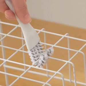 Brosse de nettoyage pour barbecue 2 en 1, brosse à crochet en forme de V, grattoir multifonctionnel, grille de barbecue, plaque de cuisson, gadget de cuisine - Product Image 2