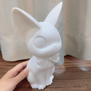 Meilleure vente DIY <span class=keywords><strong>Gigi</strong></span> Cat Résine Blanc Embryon Graffiti Noël Tirelire Enfants Creative À La Main Ornements Peints À La Main - Product Image 1