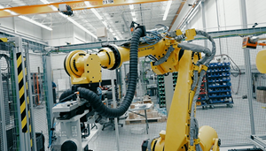 FANUC机器人打磨工作站，负载能力210公斤，适用于铸件去毛刺、清洁和定制工件的精加工 - Product Image 3