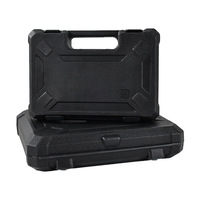 Ensemble d'outils à main professionnels de 16 pièces en acier à haute teneur en carbone, kit de quincaillerie avec étui rigide pour la réparation automobile, les travaux de bricolage et les situations d'urgence