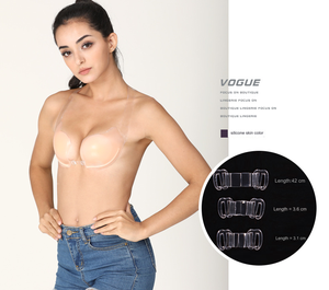 Adesivo invisibile Push Up lifting <span class=keywords><strong>con</strong></span> <span class=keywords><strong>ferretto</strong></span> <span class=keywords><strong>in</strong></span> <span class=keywords><strong>Silicone</strong></span> senza spalline <span class=keywords><strong>reggiseno</strong></span> Sexy da donna Sexy Bikini <span class=keywords><strong>in</strong></span> <span class=keywords><strong>Silicone</strong></span> per ragazza Sexy - Product Image 2