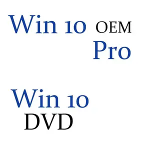 مشغل أقراص DVD أصلي من شركة Win 10 Pro OEM عبوة كاملة مشغل أقراص DVD متخصصة من شركة Win 10 شحن سريع