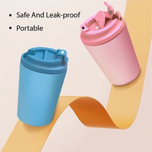 Hot Selling Double Wall Stainless Steel Vacuum Insulated Water <b>Bottle</b> BPA Free Portable Tumbler 8/12OZ Coffee Mug Lid 6-12 Hours - Product Image 2