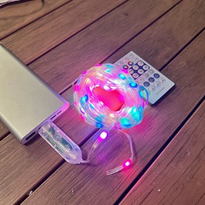 Đầy Màu sắc sao băng <span class=keywords><strong>LED</strong></span> dải ánh sáng không thấm nước da thông minh kiểm soát điểm IP65 đánh giá cho sử dụng ngoài trời - Product Image 5
