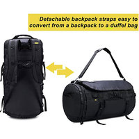 Sac de sport en bâche imperméable avec logo personnalisé, grand sac à dos de luxe, sacs pliables de grande taille pour les voyages en plein air, sac de voyage en PVC avec fermeture éclair