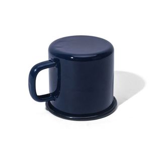 Mug émaillé personnalisé avec impression de logo, Mug de camping en acier émaillé personnalisé, Mug émaillé vierge pour sublimation avec impression de logo blanc, Mug en métal pour sublimation - Product Image 3