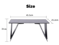 Facile à transporter, camping en plein air, portable, voiture, bureau d'ordinateur pliable multifonctionnel, étagère de rangement
