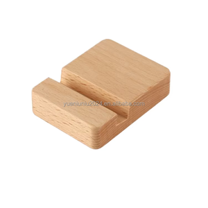 Nhà Máy Bán Buôn Mini Bằng Gỗ Người Giữ Điện Thoại Di Động Máy Tính Để Bàn Đứng Tùy Chỉnh Phổ Maple Óc Chó Gỗ Điện Thoại Đứng Với Logo - Product Image 4