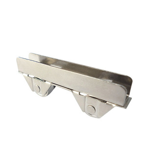 Rouleau de porte en verre à double roue, 8 mm, en acier inoxydable, antirouille, pour usage intérieur - Product Image 1