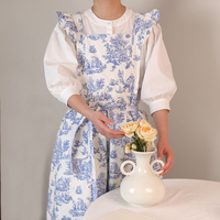 Tablier de cuisine professionnel en coton épais, personnalisable par sublimation, imperméable, avec logo
