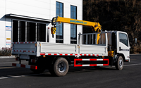 Modèle de l'année 2016 ISUZ camion grue d'occasion tout neuf 3.5 tonnes système de bras de levage camion-grue à vendre