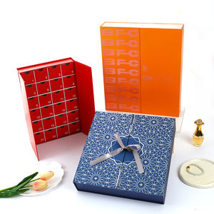 Boîte à tiroirs colorée pour emballage surprise, emballage <span class=keywords><strong>beauté</strong></span>, <span class=keywords><strong>calendrier</strong></span> de l'avent de Noël personnalisé en carton pour cosmétiques et produits de <span class=keywords><strong>beauté</strong></span>, livraison en 25 jours - Product Image 4