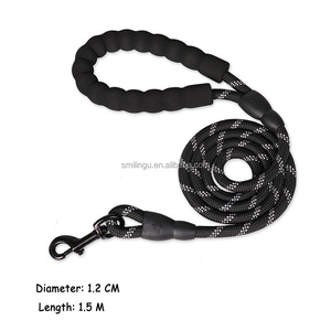 Laisse pour chien confortable avec poignée rembourrée en mousse, réfléchissante la nuit, résistante, pour chiens de grande et moyenne taille, Shiba, Collie, Samoyed, <span class=keywords><strong>Labrador</strong></span> - Product Image 4