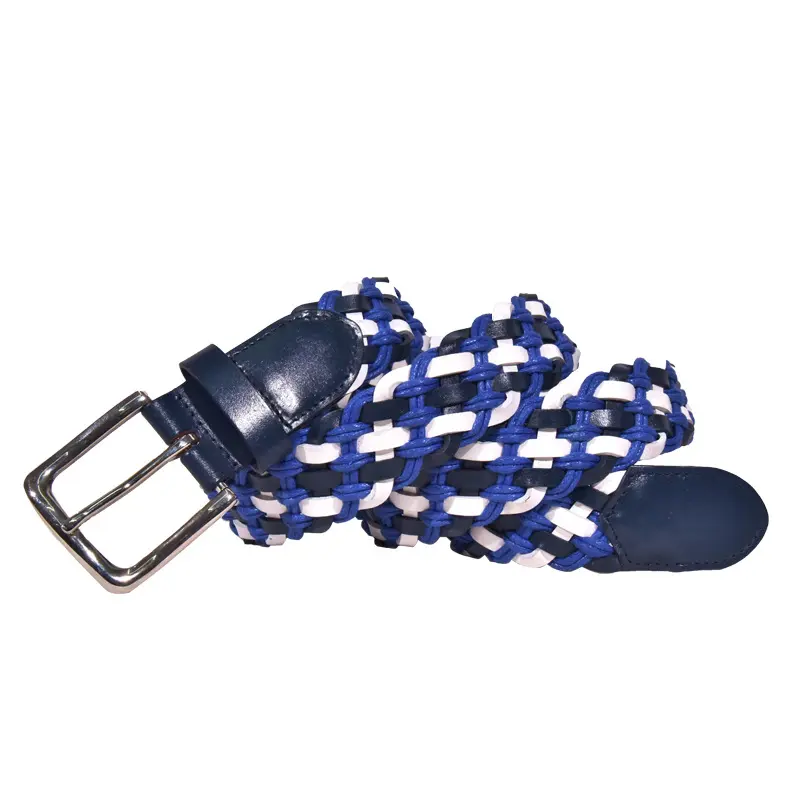 HOT SALE Custom Woven Ledergürtel Pu Leder Pin Buckle Weave Gürtel Geflochtener Ledergürtel für den Menschen