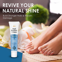 Crème de traitement réparatrice pour ongles d'orteil Crème réparatrice efficace pour ongles épais, cassés et décolorés