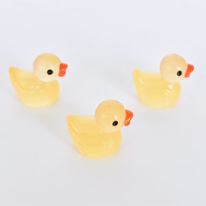 20pcs động vật phát sáng vịt flatback nhựa quyến rũ cho DIY Mini vịt thu nhỏ vườn bức tượng Keychain DIY Craft trang trí - Product Image 6