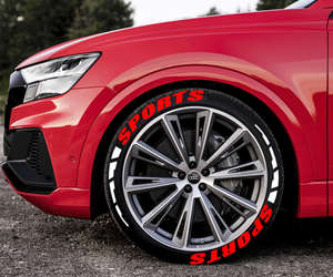 3D 車用タイヤレターステッカー 装飾スポーツストライプ 2タイヤ用 DIYスタイリング 自動車・オートバイ用 タイヤホイールラベルステッカー - Product Image 4