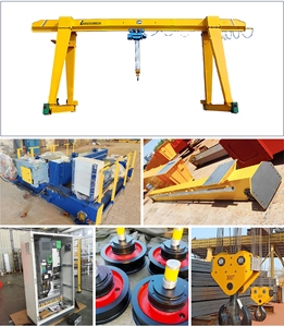 Pont roulant sur rail de type portique, certifié CE, pour usage professionnel en usine, capacité de levage de 5 tonnes, portée de 10 mètres, à <span class=keywords><strong>vendre</strong></span> - Product Image 3