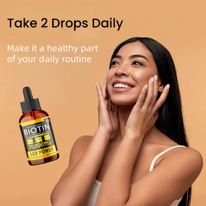 Premium iyi fiyat yüksek saflıkta 99% Vitamin h Keratin hyaluronik asit karmaşık karışımları biyotin sıvı çivi sağlık adam için düşer - Product Image 3