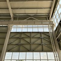 Almacén de Estructura de Acero de Alta Capacidad para Almacenamiento de Maquinaria Pesada, Diseño de Base Reforzada
