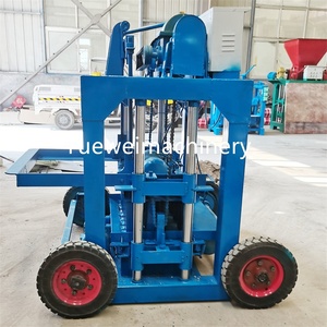 Máquina de Fazer Blocos de Cimento Semi-Automática YUEWEI com Grande Roda para Produção de Blocos Ocos - Product Image 4