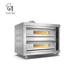 Quemador de gas de pavo para horno de pizza, horno comercial de acero inoxidable, Control preciso de temperatura, horno de gas para repostería