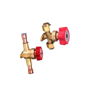 Robinet d'arrêt manuel en laiton avec raccord évasé/soudable pour systèmes de réfrigération et de climatisation - Product Image 5