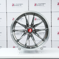 Nouvelles jantes en alliage d'aluminium forgé personnalisées 5x114.3 (R18-R24) ET22/23 Design concave Finition argent Adaptation universelle 10 ans