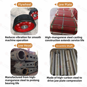 מגרסת לסתות מבטון לעיבוד עפרות זהב דגם PE 900x1200, מכונת ריסוק אבן חסכונית באנרגיה, מוכנה למשלוח - Product Image 5