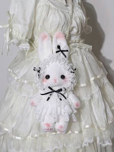 Mochila de Felpa con Estampado Animal de Alta Calidad Original, con Cremallera, Estilo Lolita, Conejito, para Niñas, Regalo Navideño - Product Image 4