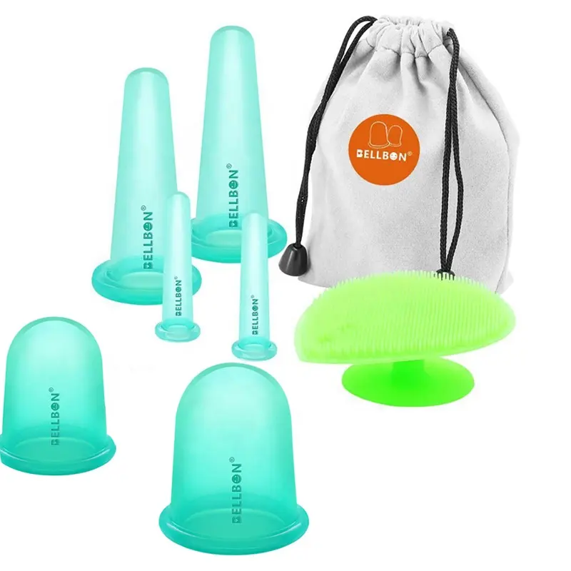 Silicone Suction Cup Cupping Therapy Set For Body Vacuum Massage