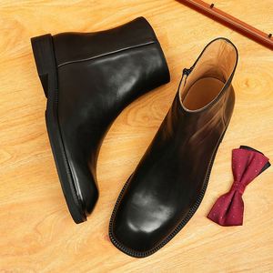 Extravagance British Casual Style High Quality Men Dress Shoes Oxfords Fashion New Men Genuine Leather Wedding Shoes - Product Image 4