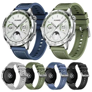 <span class=keywords><strong>Bracelet</strong></span> universel en nylon tissé 22mm pour <span class=keywords><strong>Huawei</strong></span> Watch GT4 <span class=keywords><strong>Pro</strong></span> <span class=keywords><strong>Bracelet</strong></span> en silicone 46mm pour <span class=keywords><strong>Huawei</strong></span> GT4 <span class=keywords><strong>GT3</strong></span> <span class=keywords><strong>Pro</strong></span> <span class=keywords><strong>Bracelet</strong></span> de montre - Product Image 2
