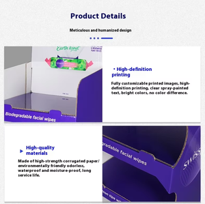 도시락 및 식기를 위한 맞춤형 현대 골판지 진열대 - Product Image 3