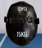Ballon de Médecine Souple Amélioré pour Squats et Entraînement du Tronc – Ballon de Mur Équilibré Non-Élastique à Gravité (4kg/5kg/6kg)