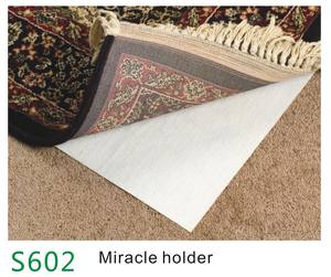 Tapis antidérapant blanc en tissu non tissé pour la maison, avec picots pressés, pour sols en bois dur, protection de tapis - Product Image 4