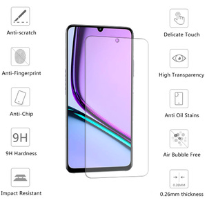 Realme Note 60 bảo vệ màn hình phim 0.33mm mỏng cao trong suốt 2.5D lụa in 9H kính cường lực bảo vệ điện thoại di động - Product Image 2