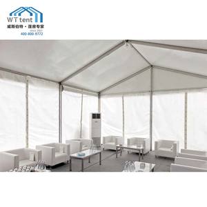 Dôme géodésique de camping en aluminium noir, tente de type arche, polygone, hexagone, octogone, <span class=keywords><strong>barnum</strong></span>, 6x15m, 6x18m - Product Image 6