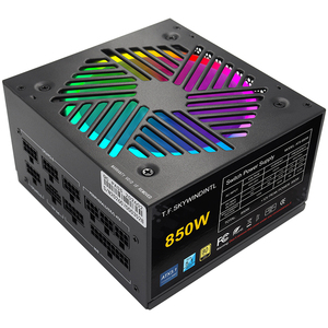 NUEVA Fuente de Alimentación Modular RGB de 1000W para PC, Interfaz de 20+4 Pines, PCIe 5.1 ATX, para Computadoras de Juego de Escritorio, Diseño Modular RGB que Mejora - Product Image 5